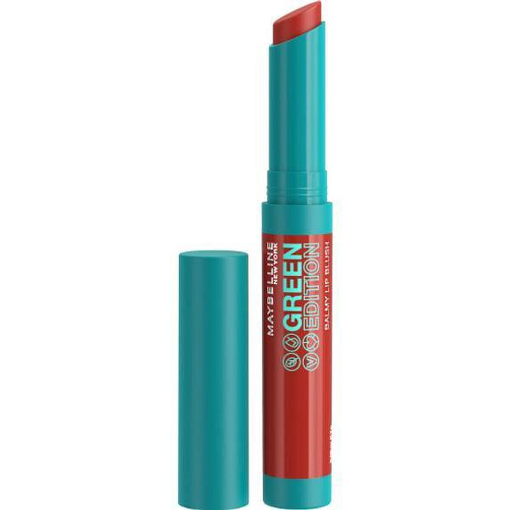 Farbiger lippenbalsam maybelline green edition