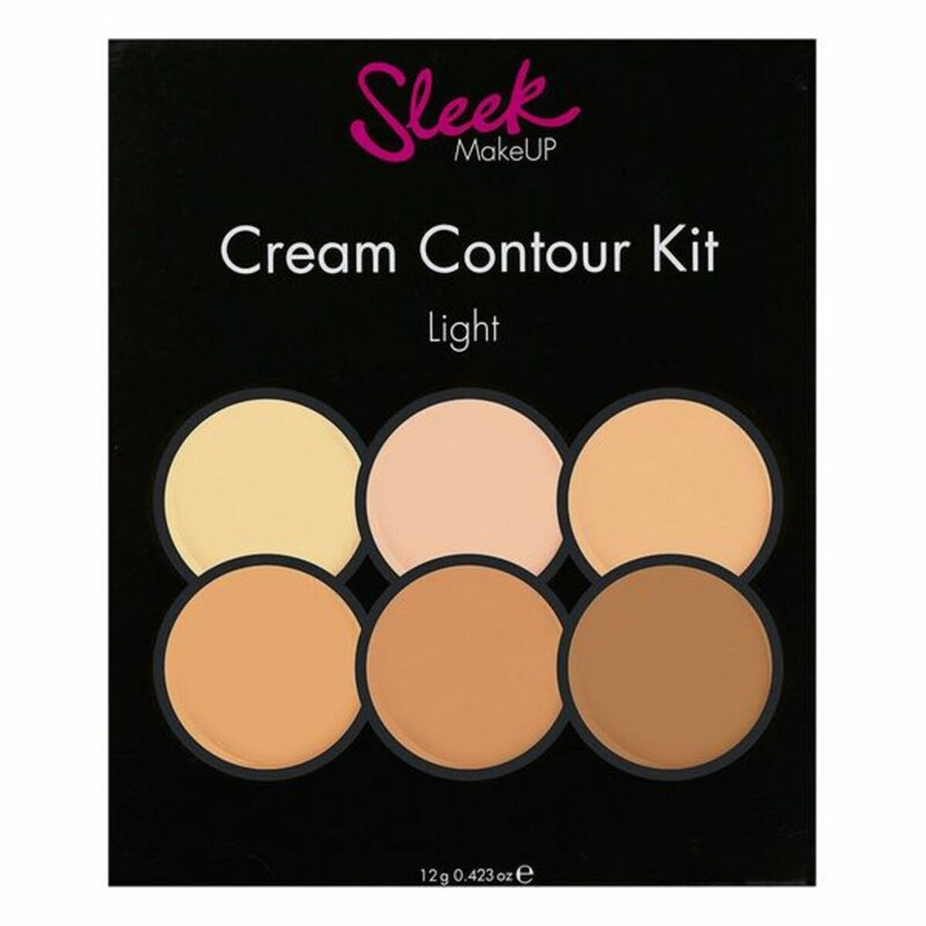 Palette sleek cream contour kit luminizer make-up light