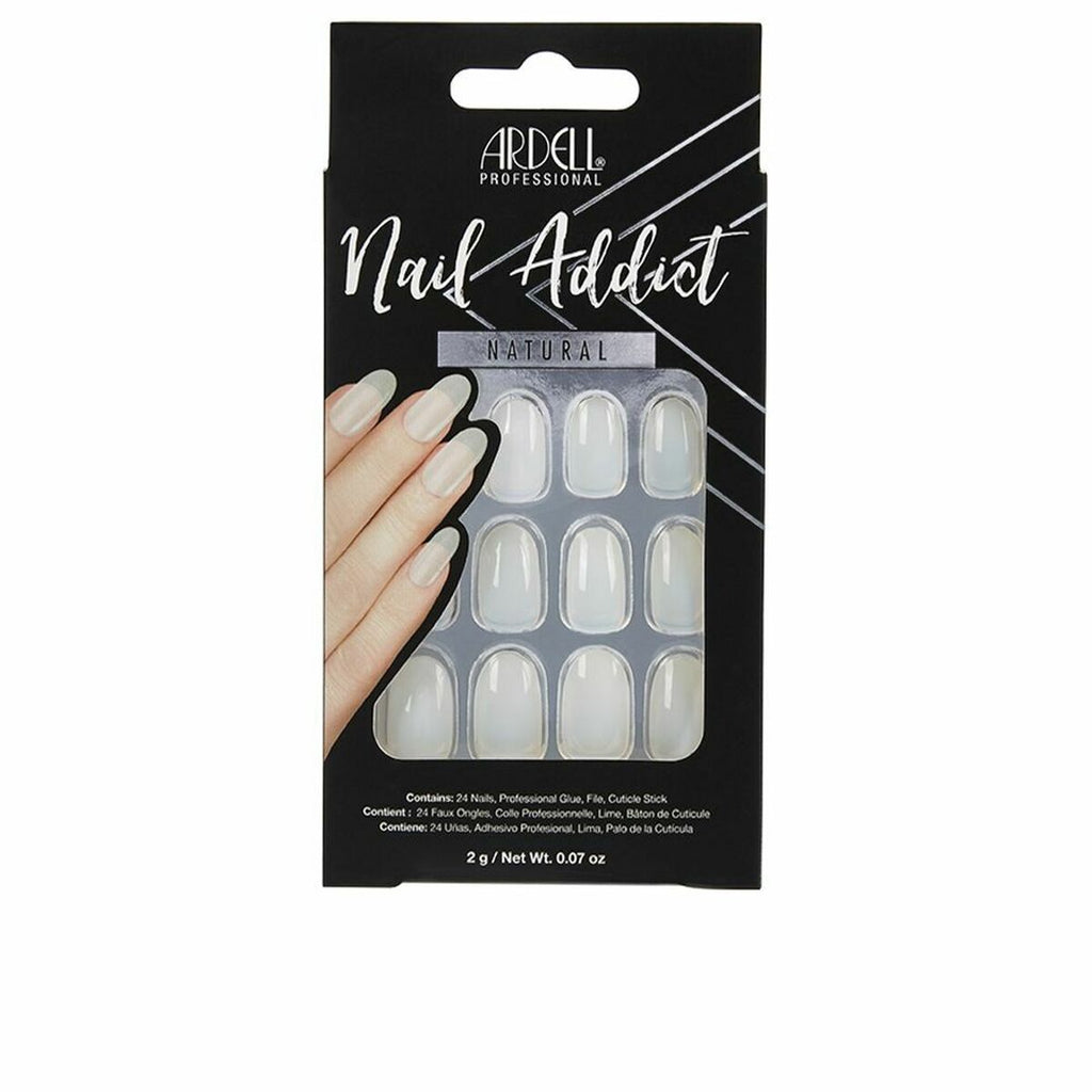 Falsche nägel ardell nail addict natürlich oval (24 pcs)