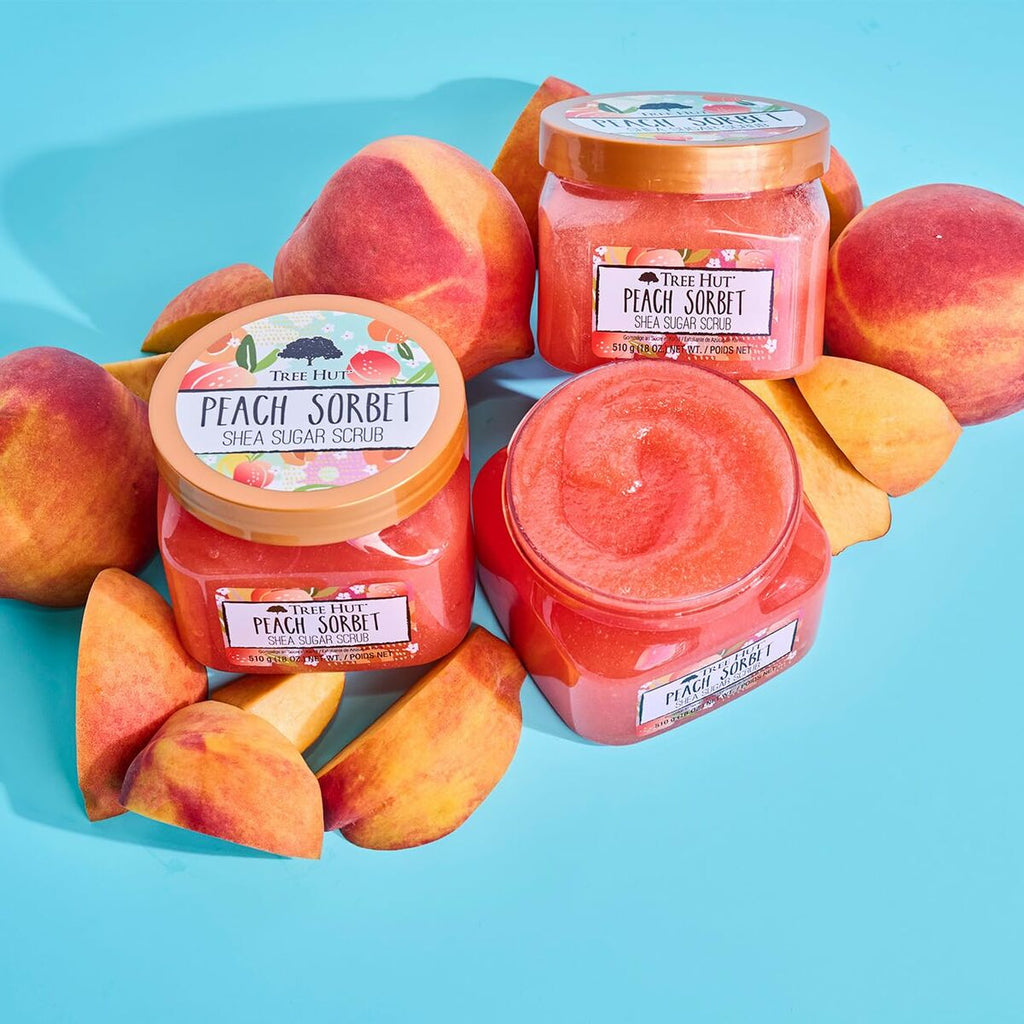 Körperpeeling tree hut peach sorbet 510 g - schönheit