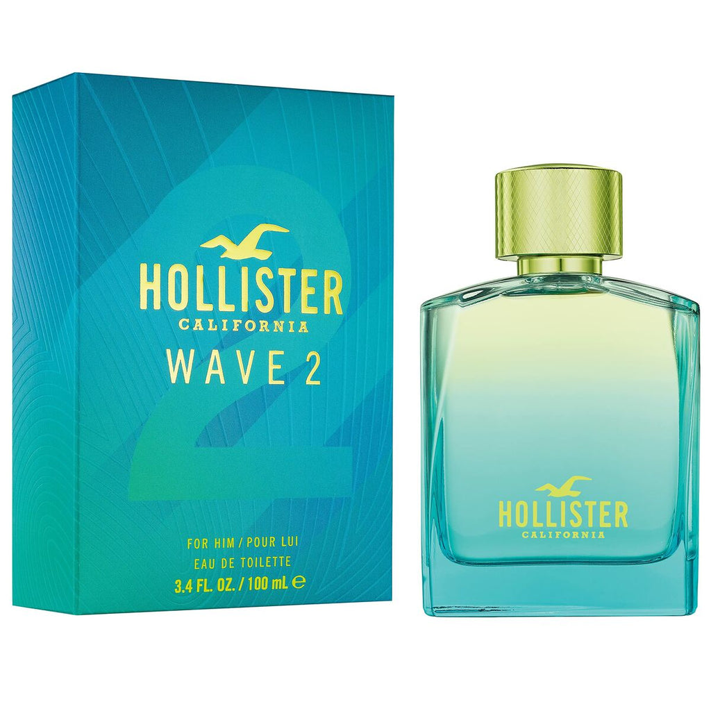 Herrenparfüm hollister edt wave 2 100 ml - schönheit