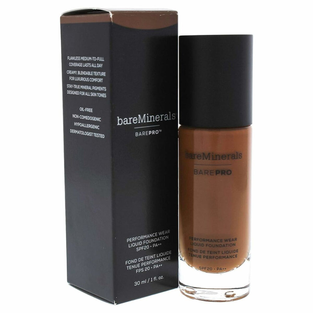 Fluid makeup basis bareminerals barepro nº 30 cocoa spf 20