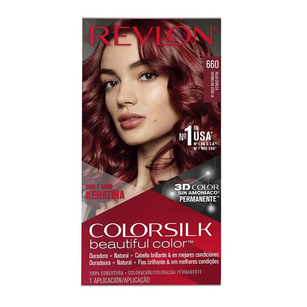 Dauerfärbung revlon colorsilk nº 66 cherry red