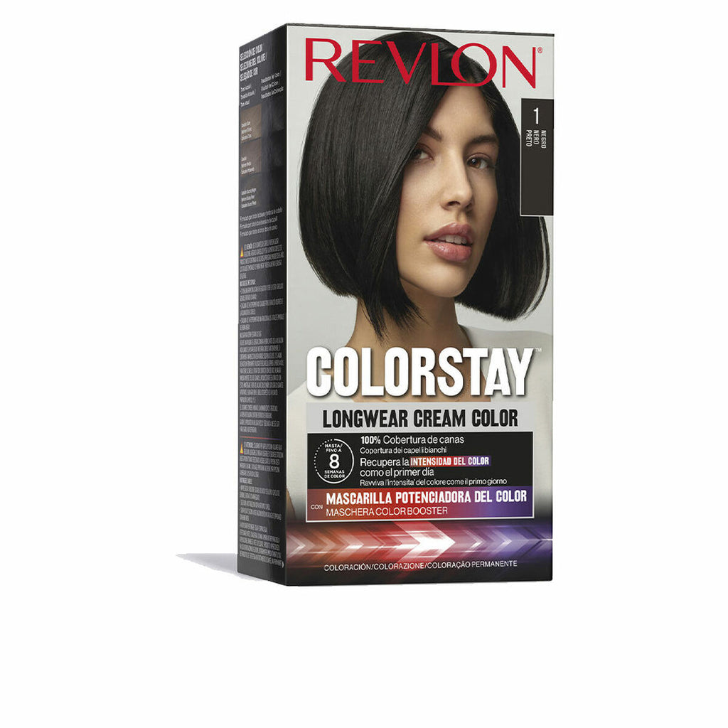 Dauerfärbung revlon colorstay schwarz nº 1 - schönheit