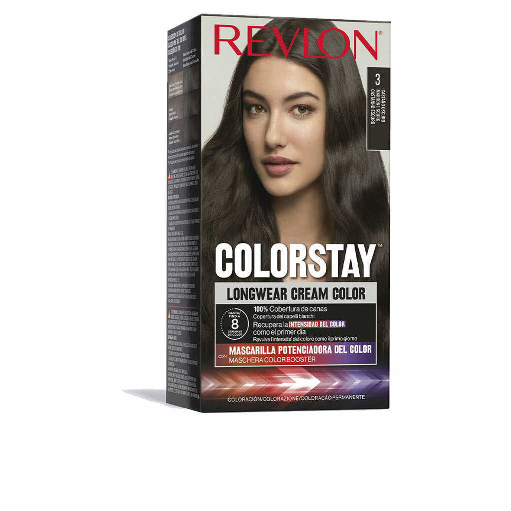 Dauerfärbung revlon colorstay dunkles kastanienbraun nº 3