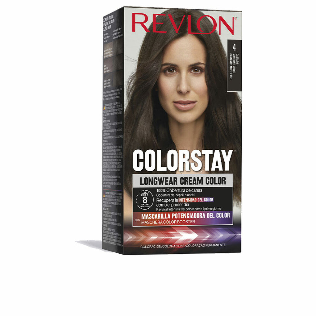 Dauerfärbung revlon colorstay kastanie nº 4 - schönheit