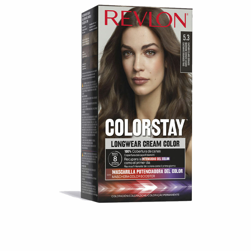 Dauerfärbung revlon colorstay nº 5.3 kastanie hell