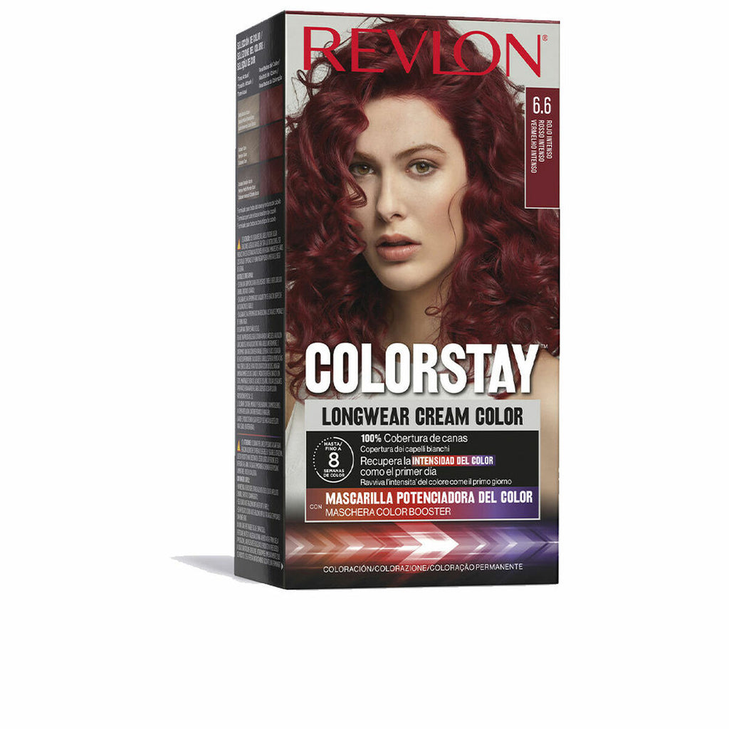 Dauerfärbung revlon colorstay nº 6.6 rot - schönheit