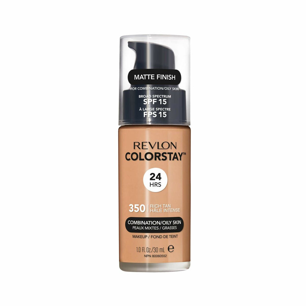 Fluid makeup basis colorstay revlon nº 350 rich tan spf 15