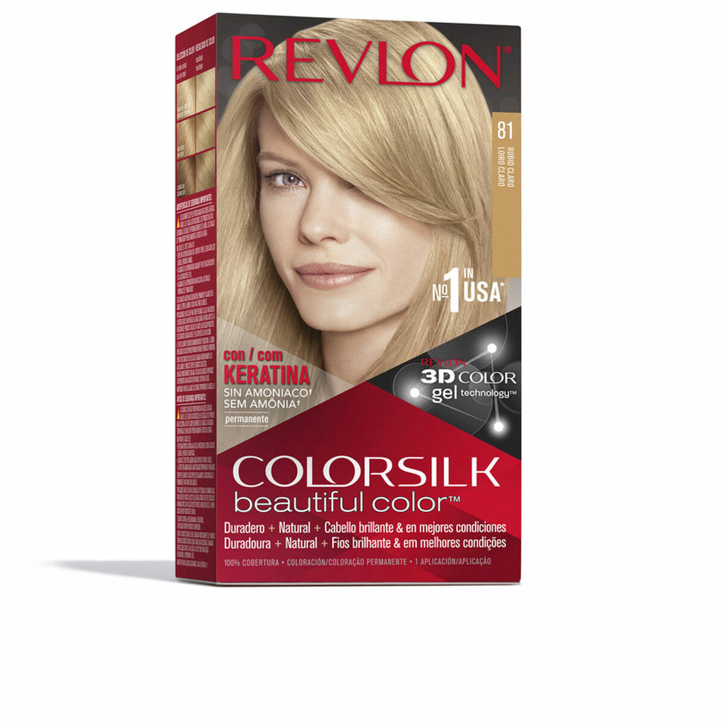 Dauerfärbung revlon colorsilk ohne ammoniak nº 81 rubio