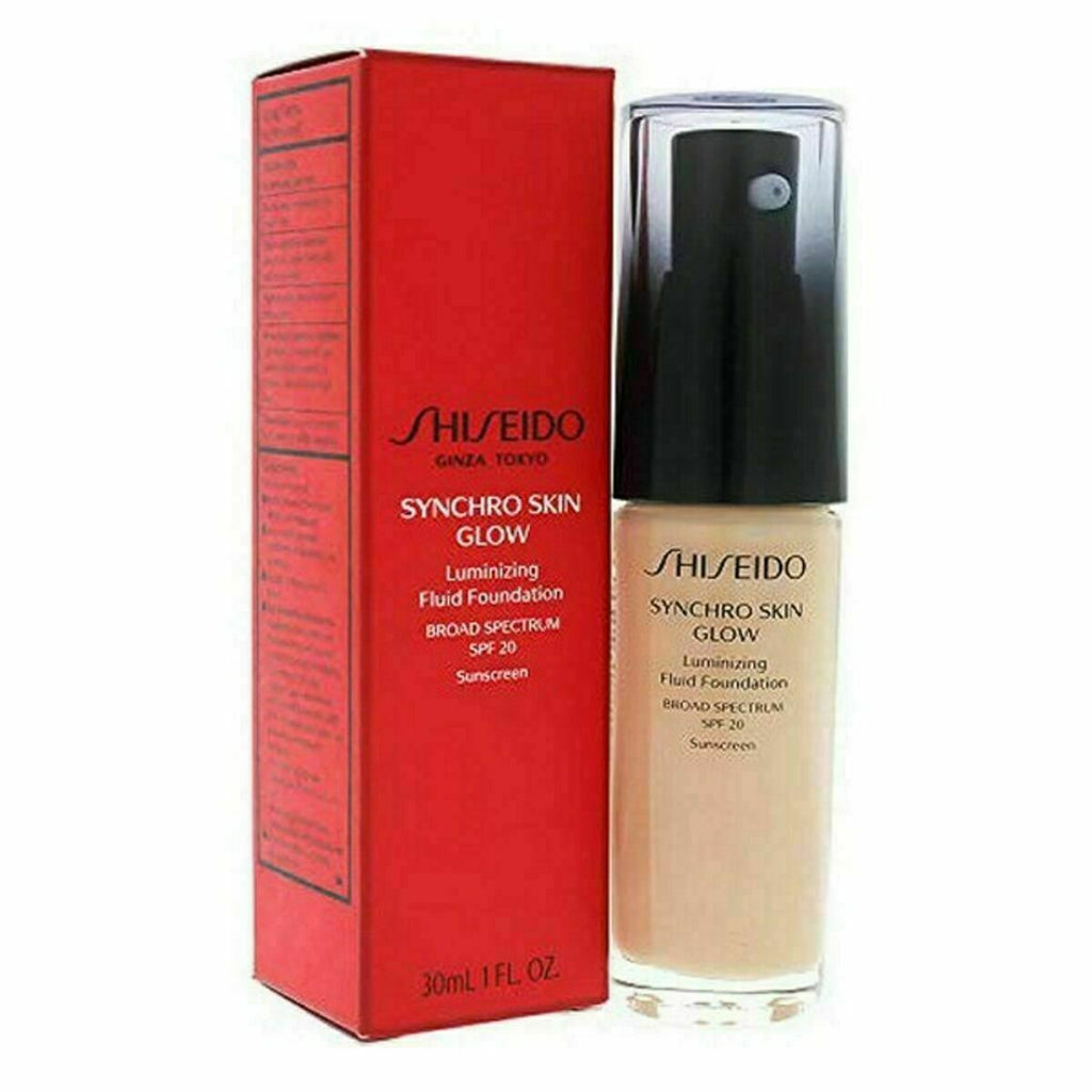 Fluid makeup basis skin glow shiseido spf20 (30 ml)