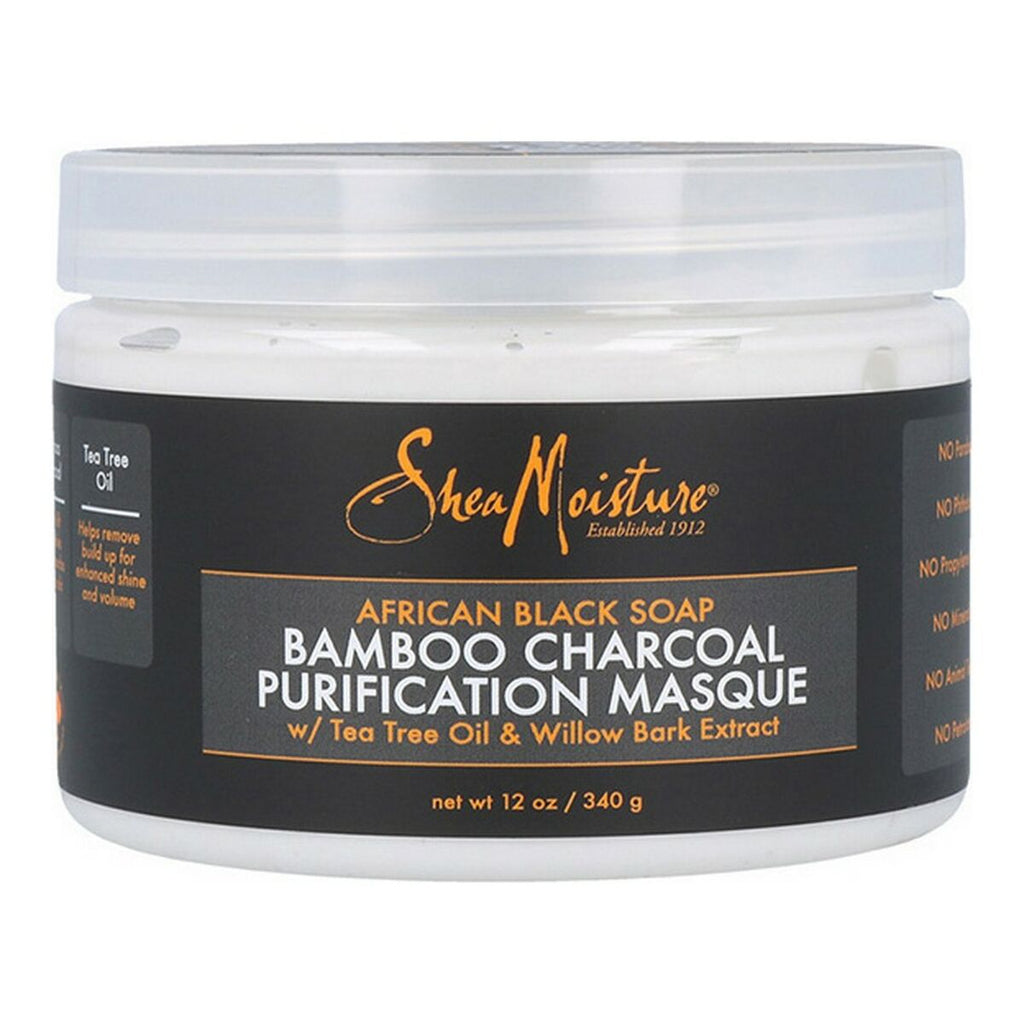 Haarmaske african black soap bamboo charcoal shea moisture