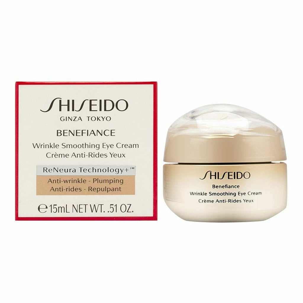 Augenkontur shiseido wrinkle smoothing eye cream (15 ml)