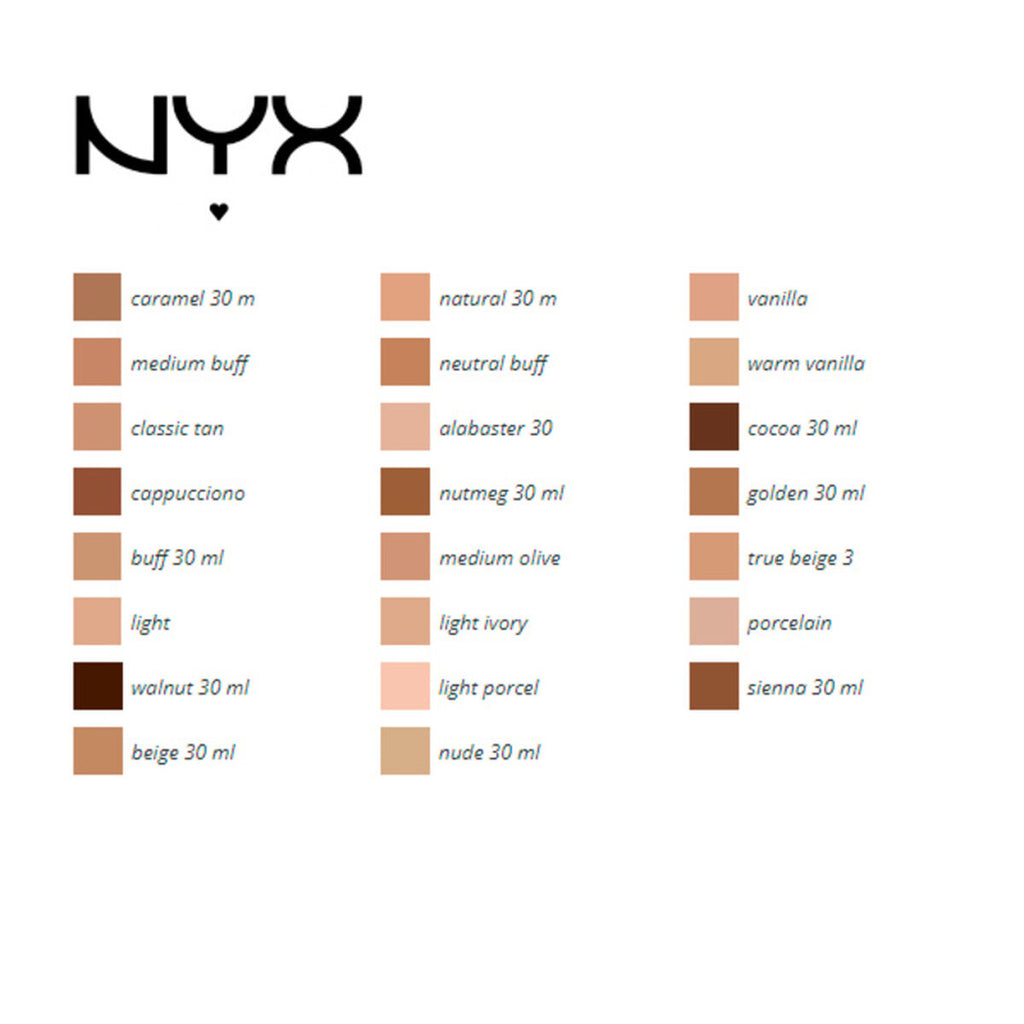 Fluid makeup basis can’t stop won’t nyx (30 ml)