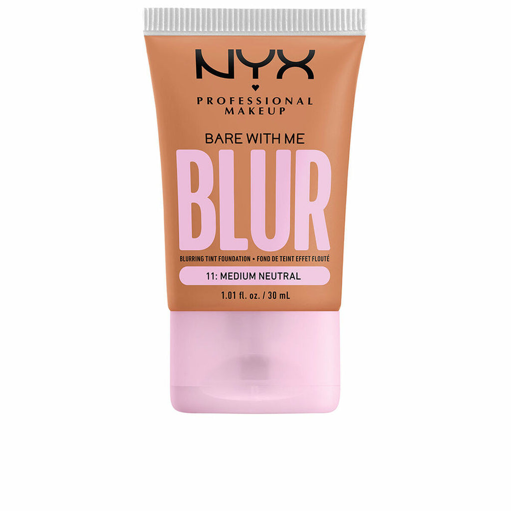 Cremige make-up grundierung nyx bare with me blur nº 14