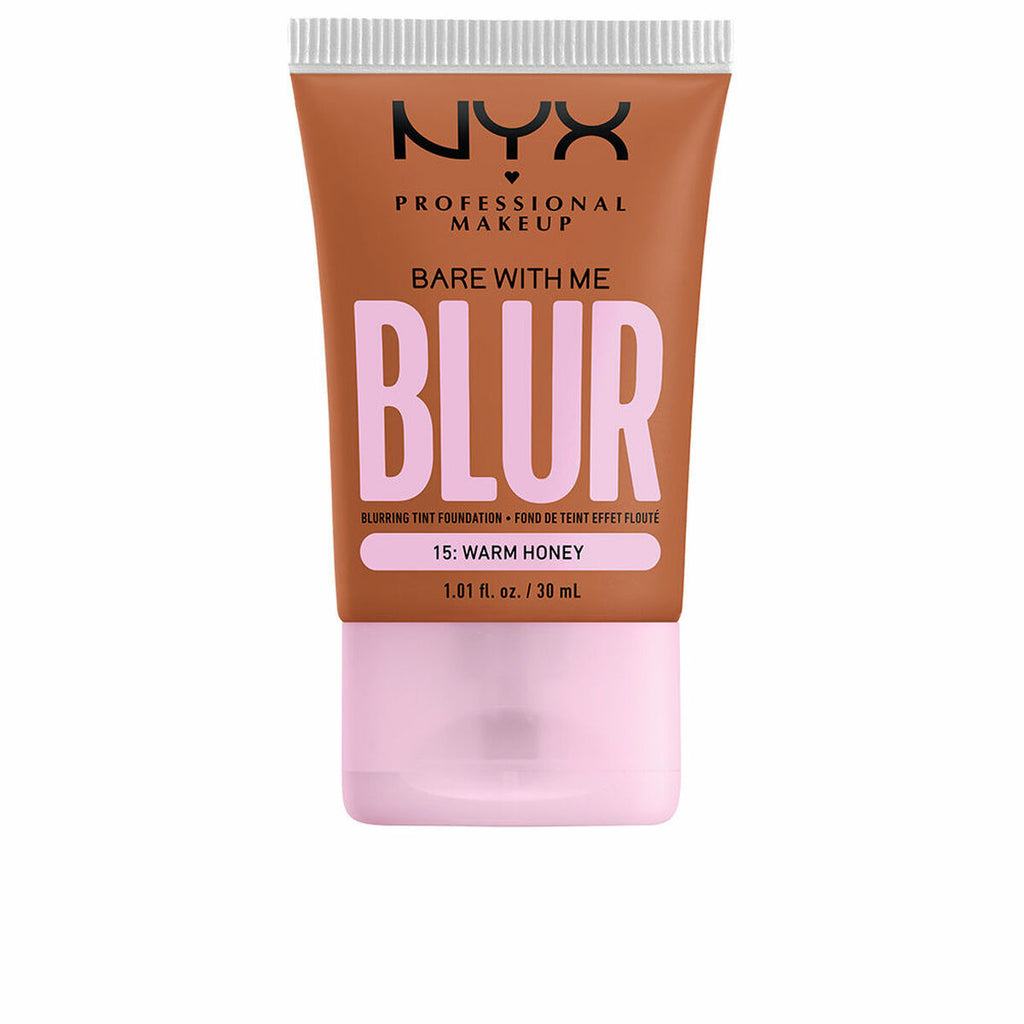 Cremige make-up grundierung nyx bare with me blur nº 15