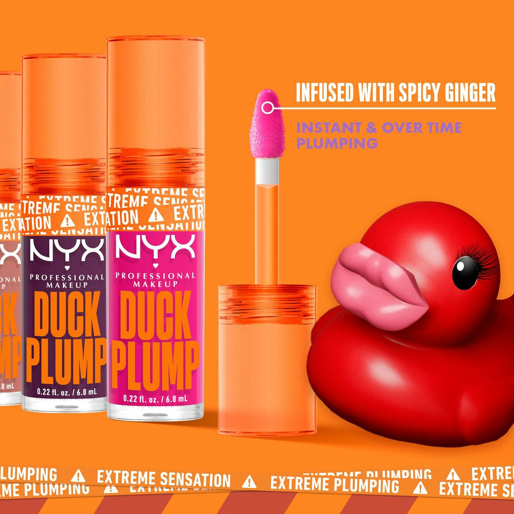 Lippgloss nyx duck plump nude swings 6,8 ml - schönheit