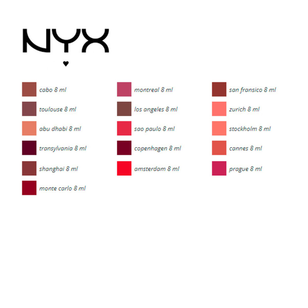 Lippenstift soft matte nyx (8 ml) - schönheit make-up