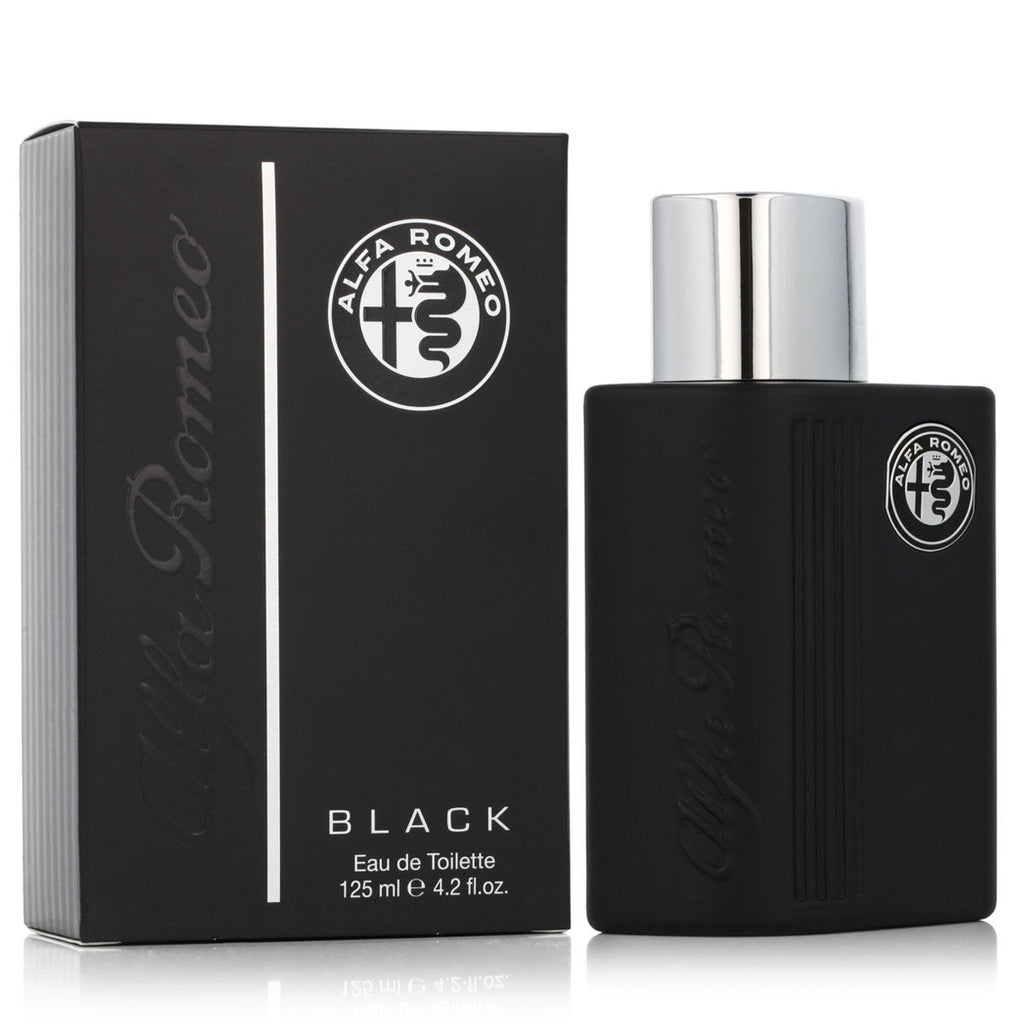 Herrenparfüm alfa romeo edt black 125 ml - schönheit