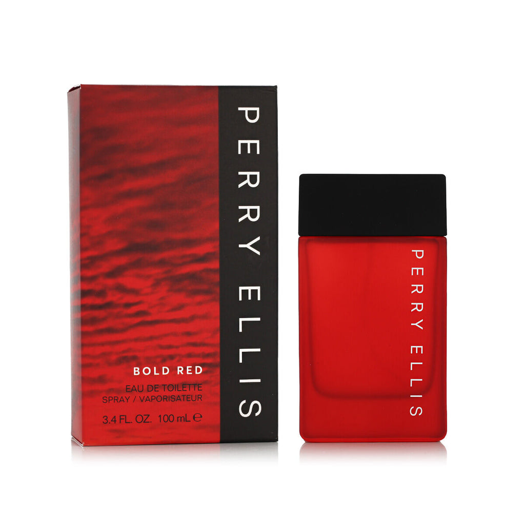 Herrenparfüm perry ellis bold red edt 100 ml - schönheit