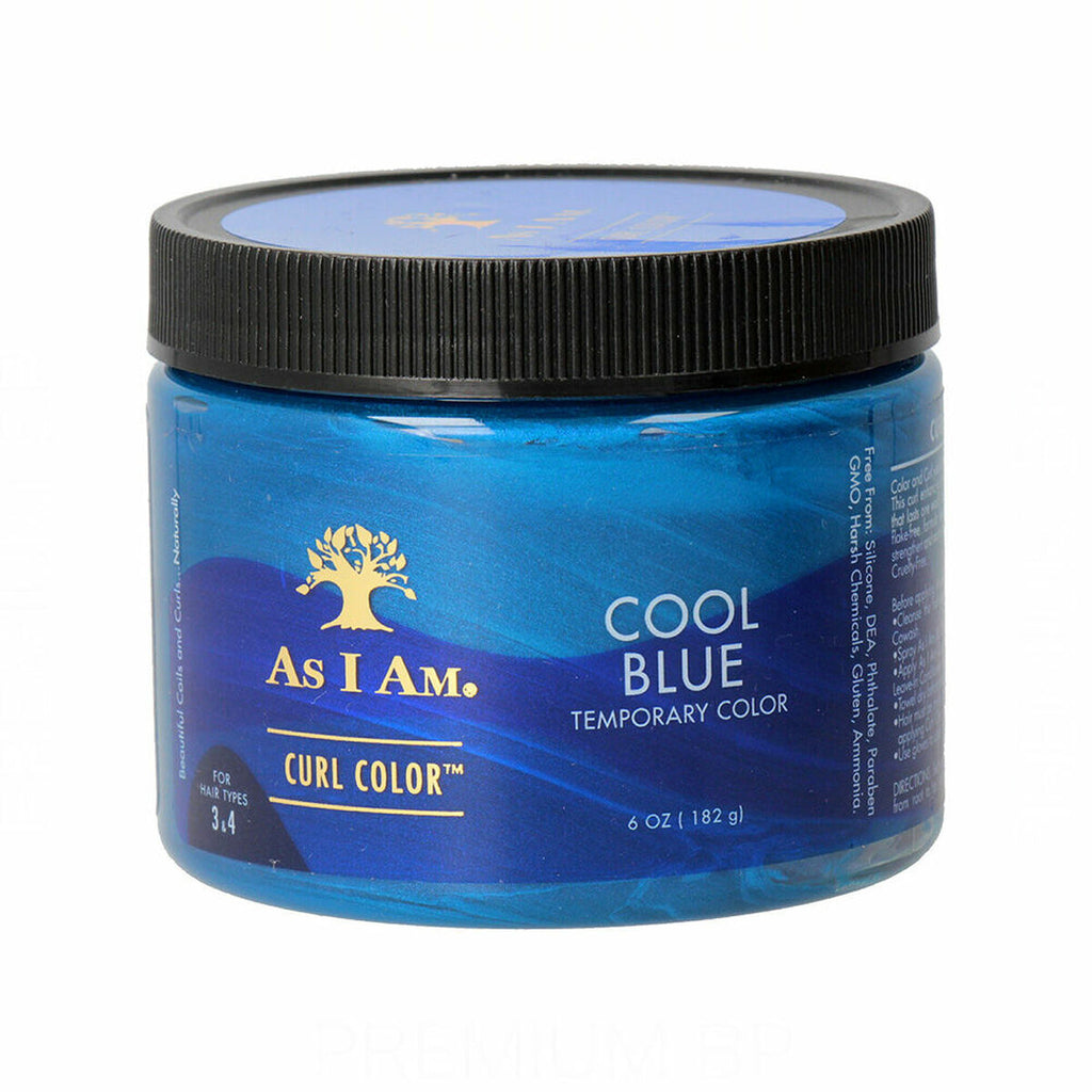 Demi-permanentes färbemittel as i am curl color cool blue