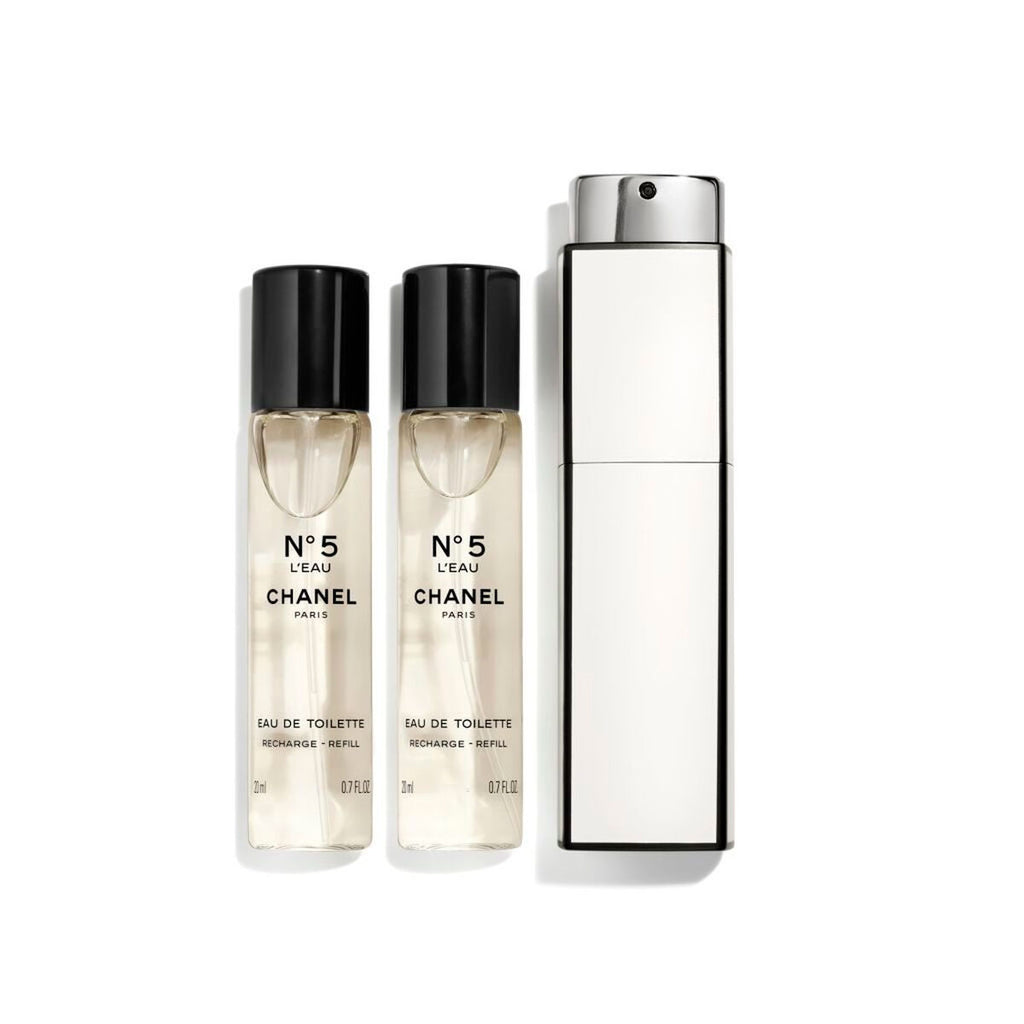 Set mit damenparfüm chanel edt nº 5 l’eau 3 stücke