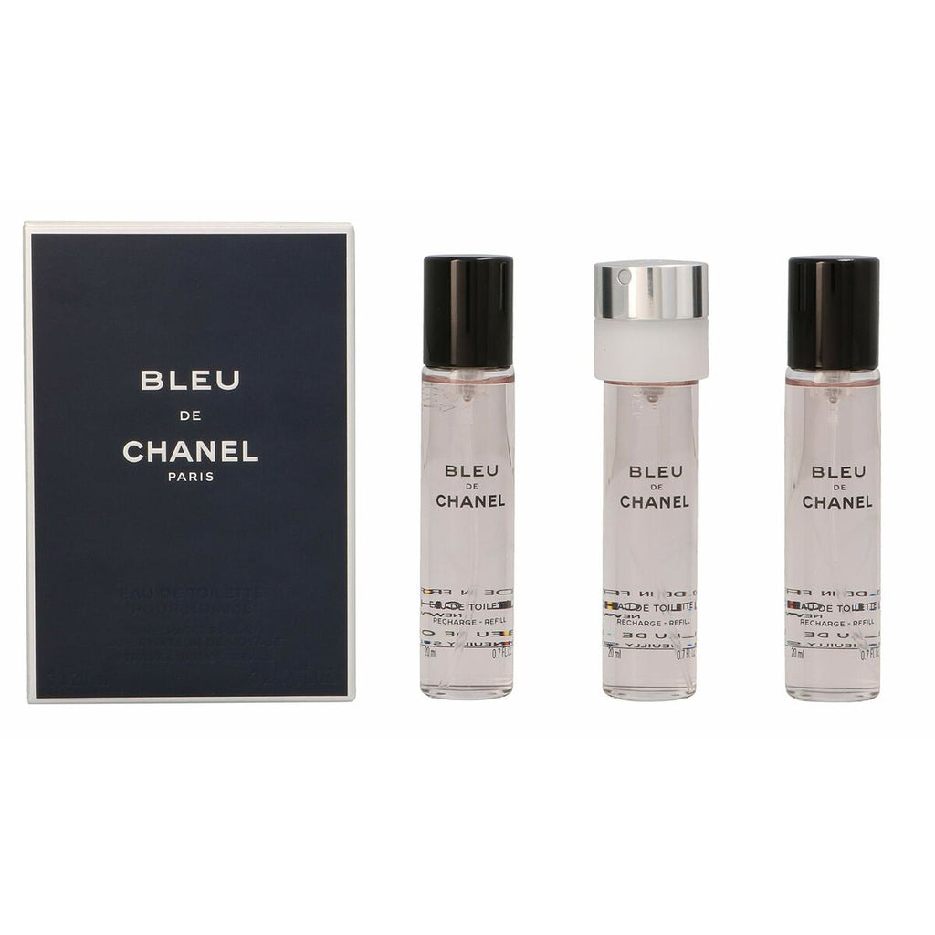 Set mit herrenparfüm chanel edt 3 stücke bleu de