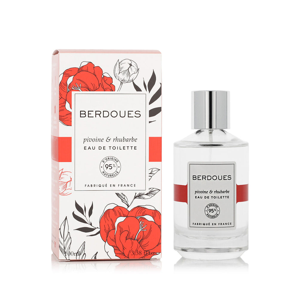 Unisex-parfüm berdoues pivoine & rhubarbe edt 100 ml