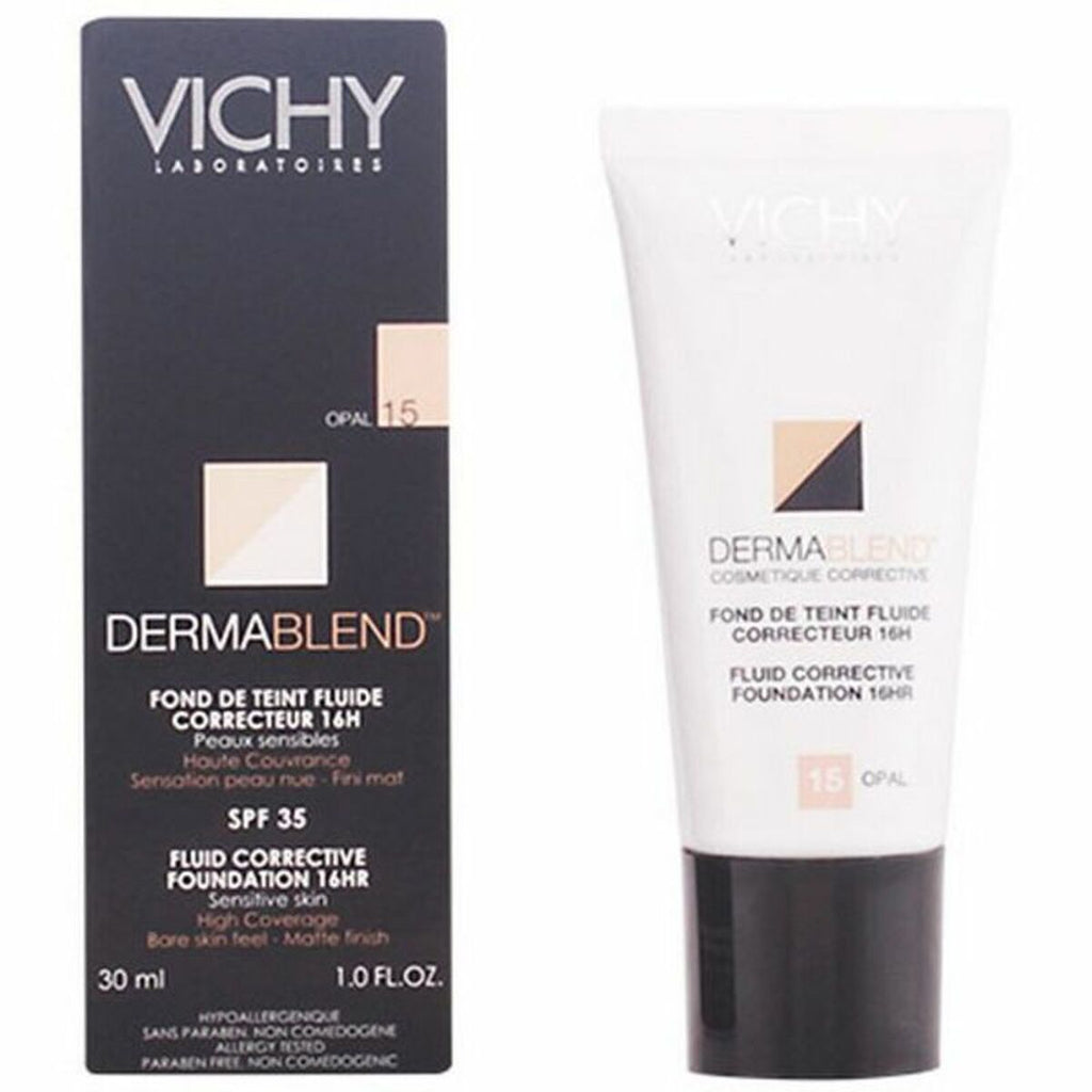 Flüssig-make-up-grundierung dermablend vichy spf 35 30 ml