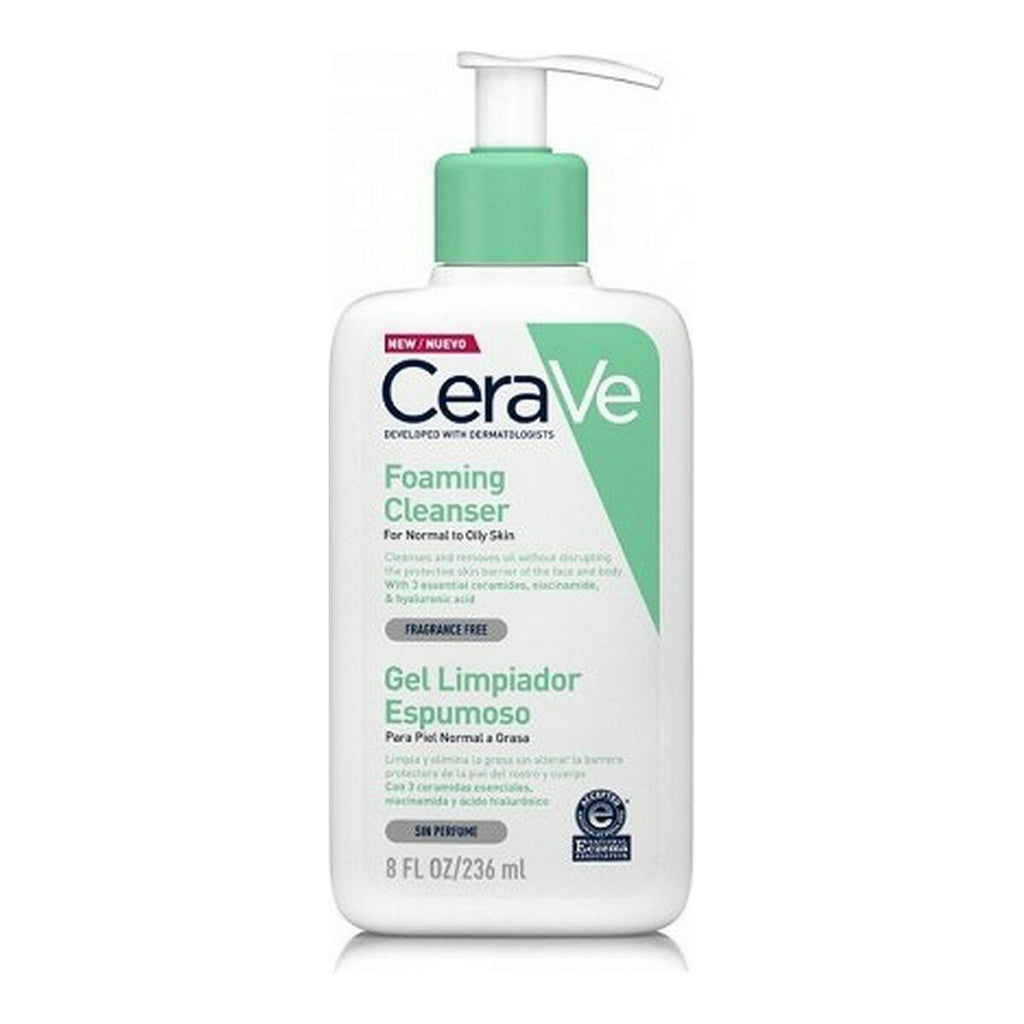 Gel-schaumreiniger cerave foaming cleanser 236 ml