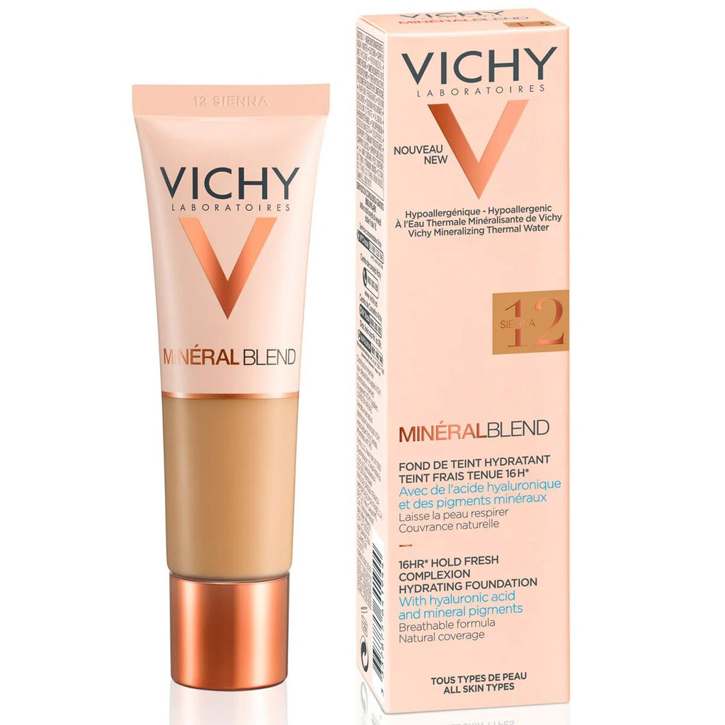 Fluid makeup basis vichy mineralblend nº 12 sienna 30 ml