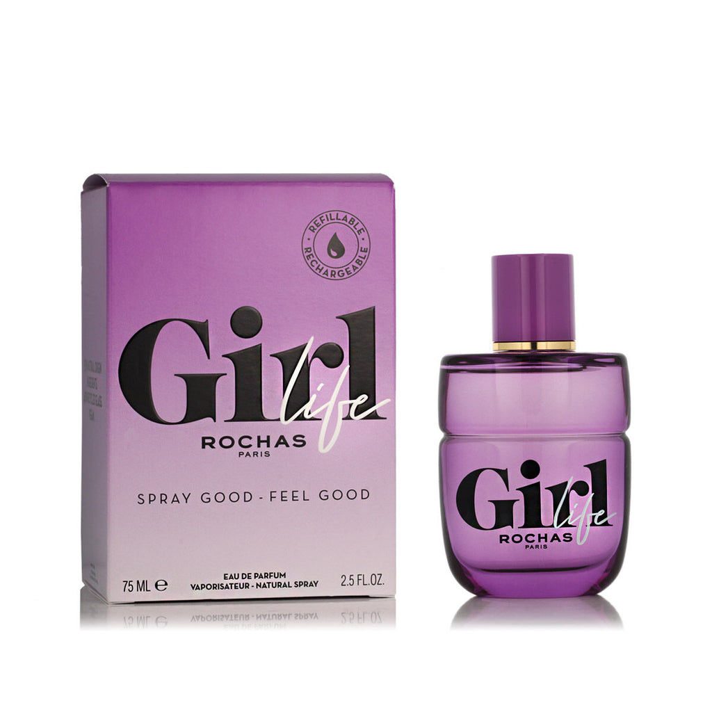 Damenparfüm rochas girl life edp 75 ml - schönheit