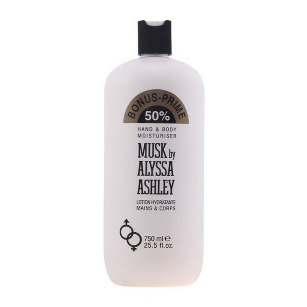 Feuchtigkeitsspendende körperlotion musk alyssa ashley