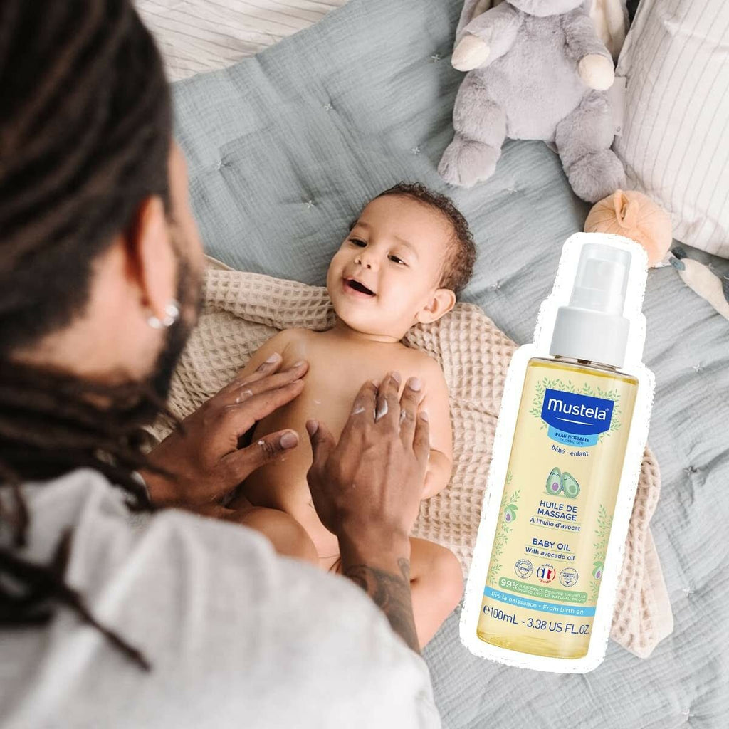 Körperöl für kinder mustela 100 ml - baby hygiene und pflege