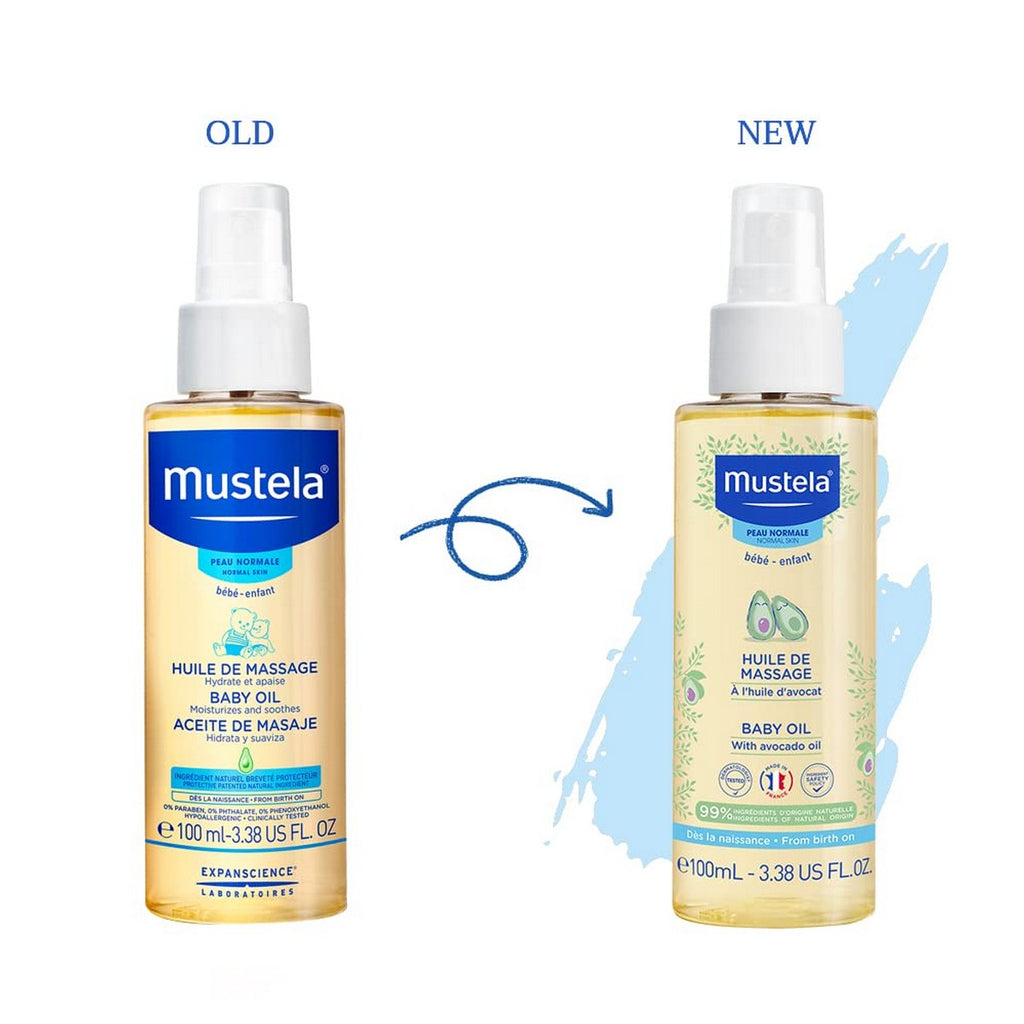 Körperöl für kinder mustela niño 100 ml - baby hygiene