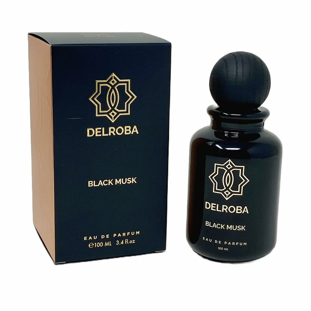 Herrenparfüm delroba edp black musk 100 ml - schönheit