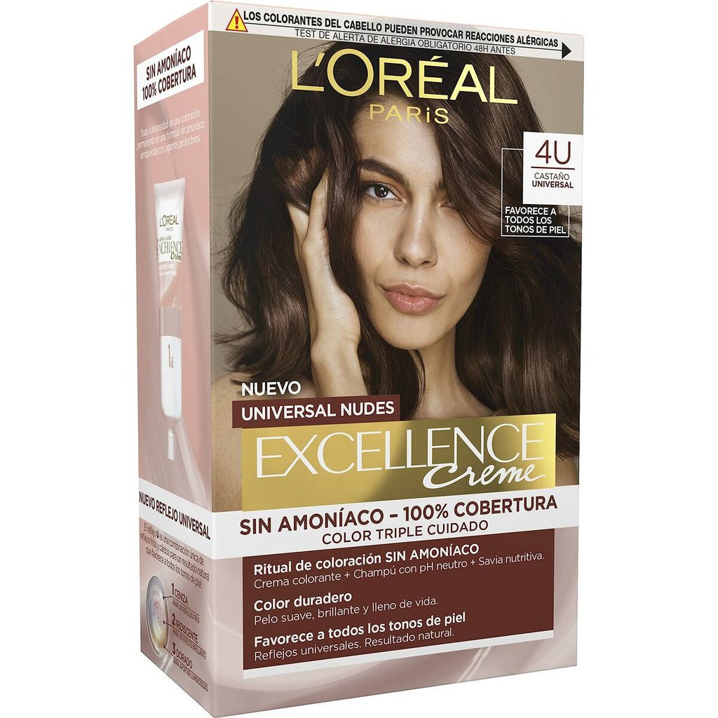 Dauerfärbung l’oreal make up excellence kastanie