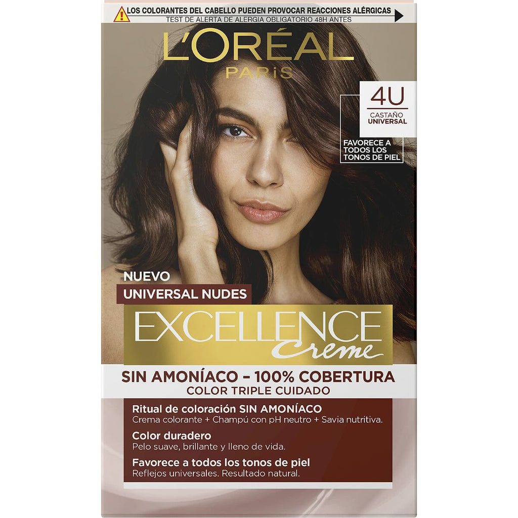 Dauerfärbung l’oreal make up excellence kastanie