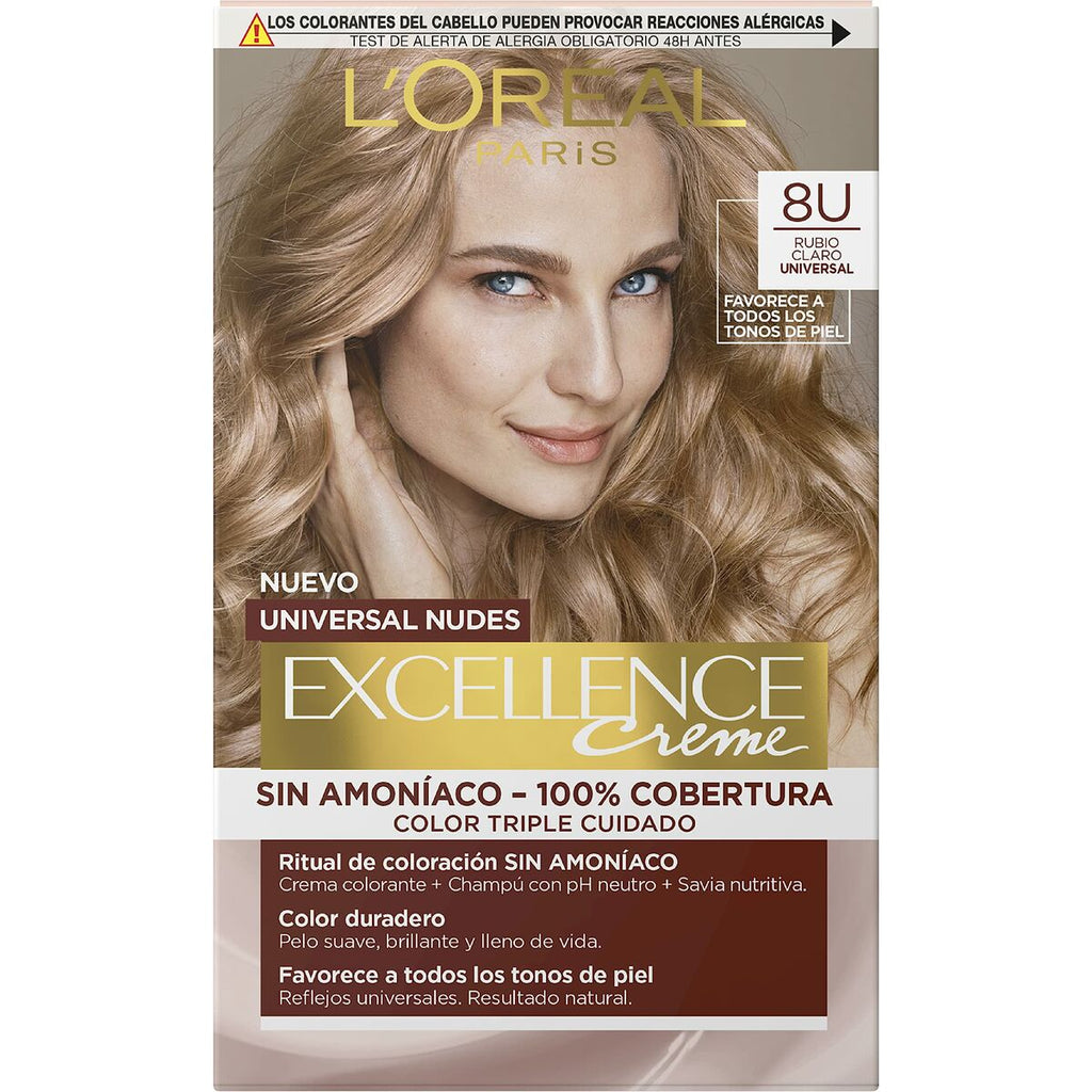 Dauerfärbung l’oréal paris excellence nº 8.0-rubio