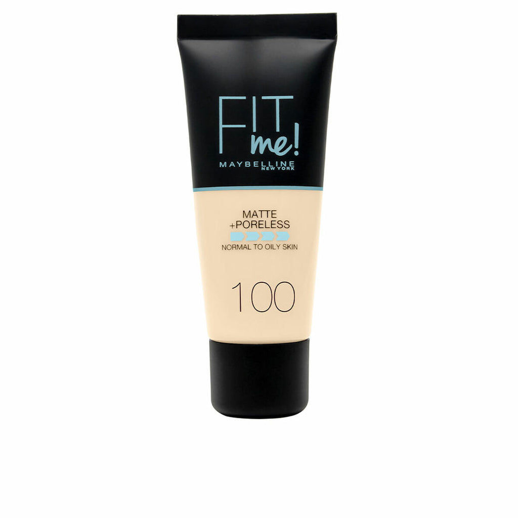 Fluid makeup basis maybelline fit me! Nº 100 warm ivory 30