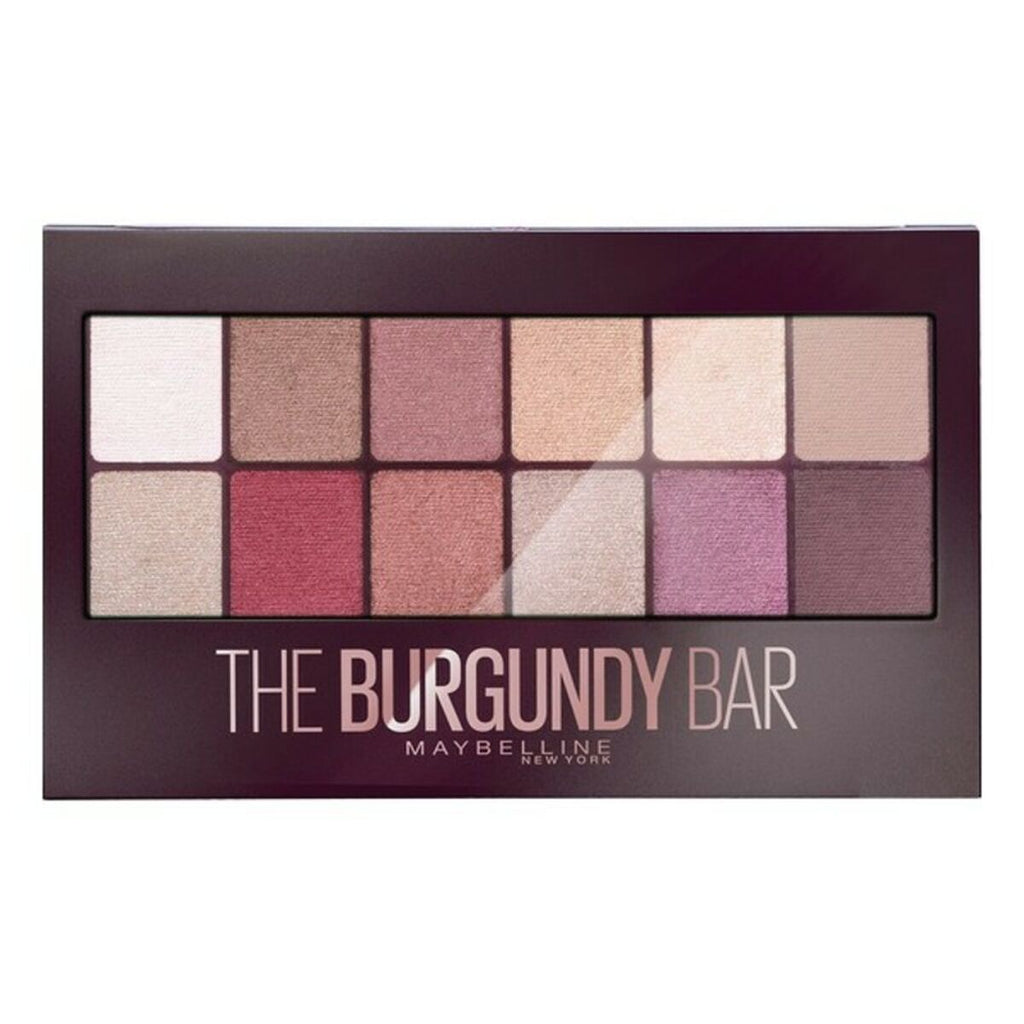 Palette mit lidschatten the burgundy bar maybelline (9,6 g)