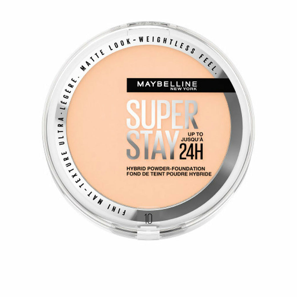 Basis für puder-makeup maybelline superstay 24h 9 g nº 10