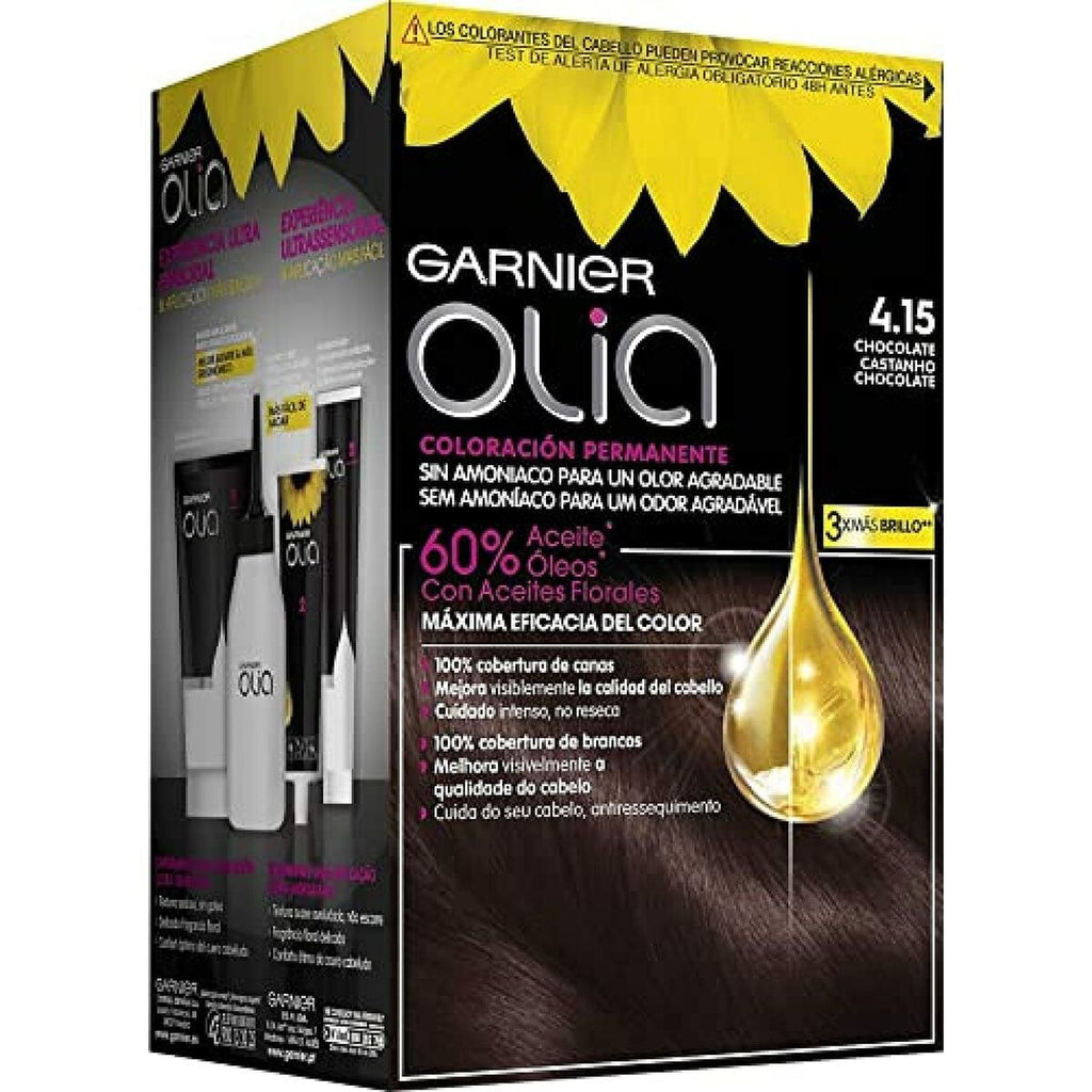 Amoniakfreie färbung olia garnier 3600541234574 schokolade