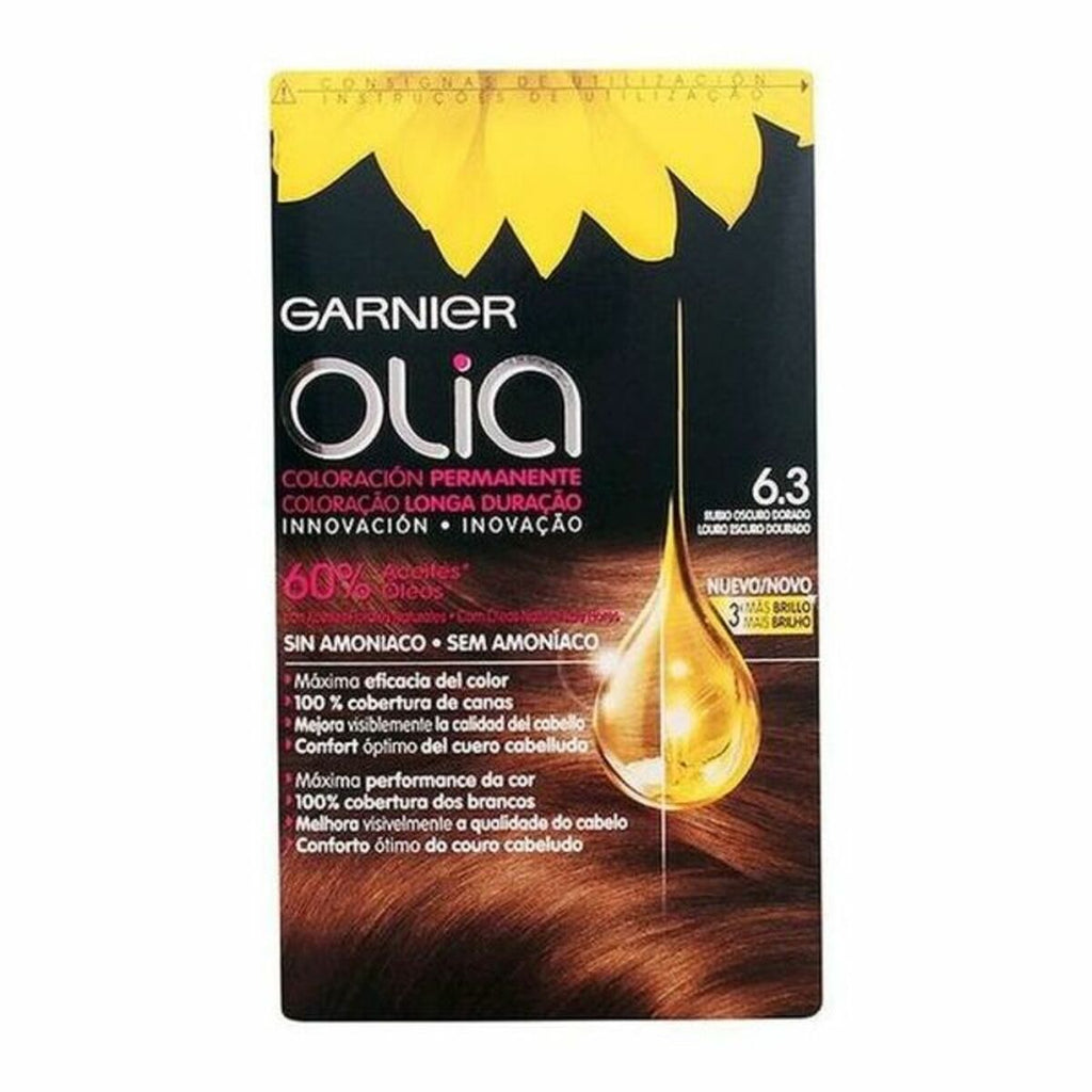 Amoniakfreie färbung olia garnier 3600541234925 dunkles