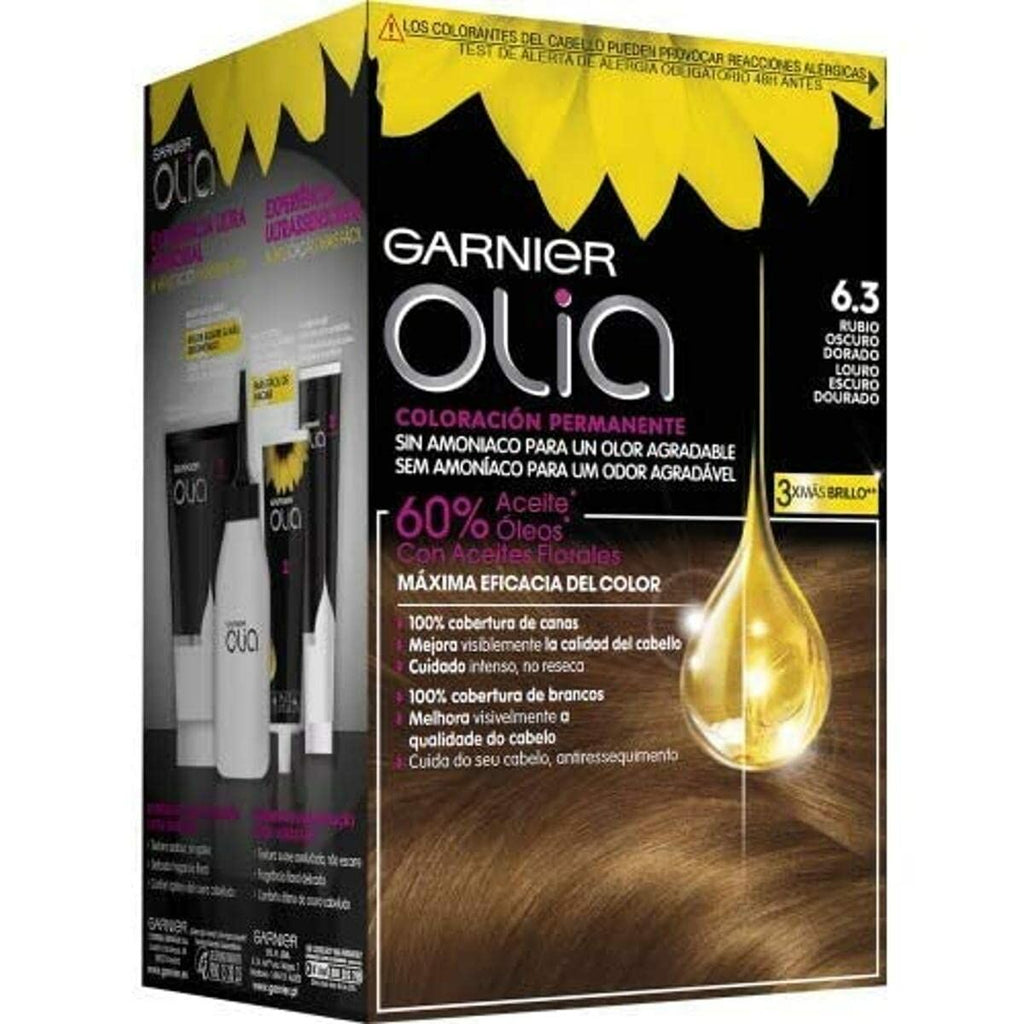 Amoniakfreie färbung olia garnier 3600541234925 dunkles