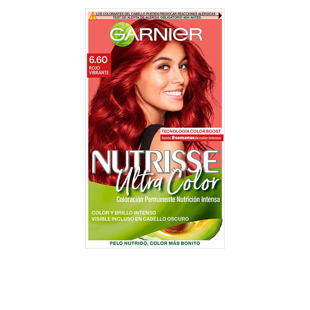 Dauerfärbung garnier nutrisse nº 6.60 intensives rot