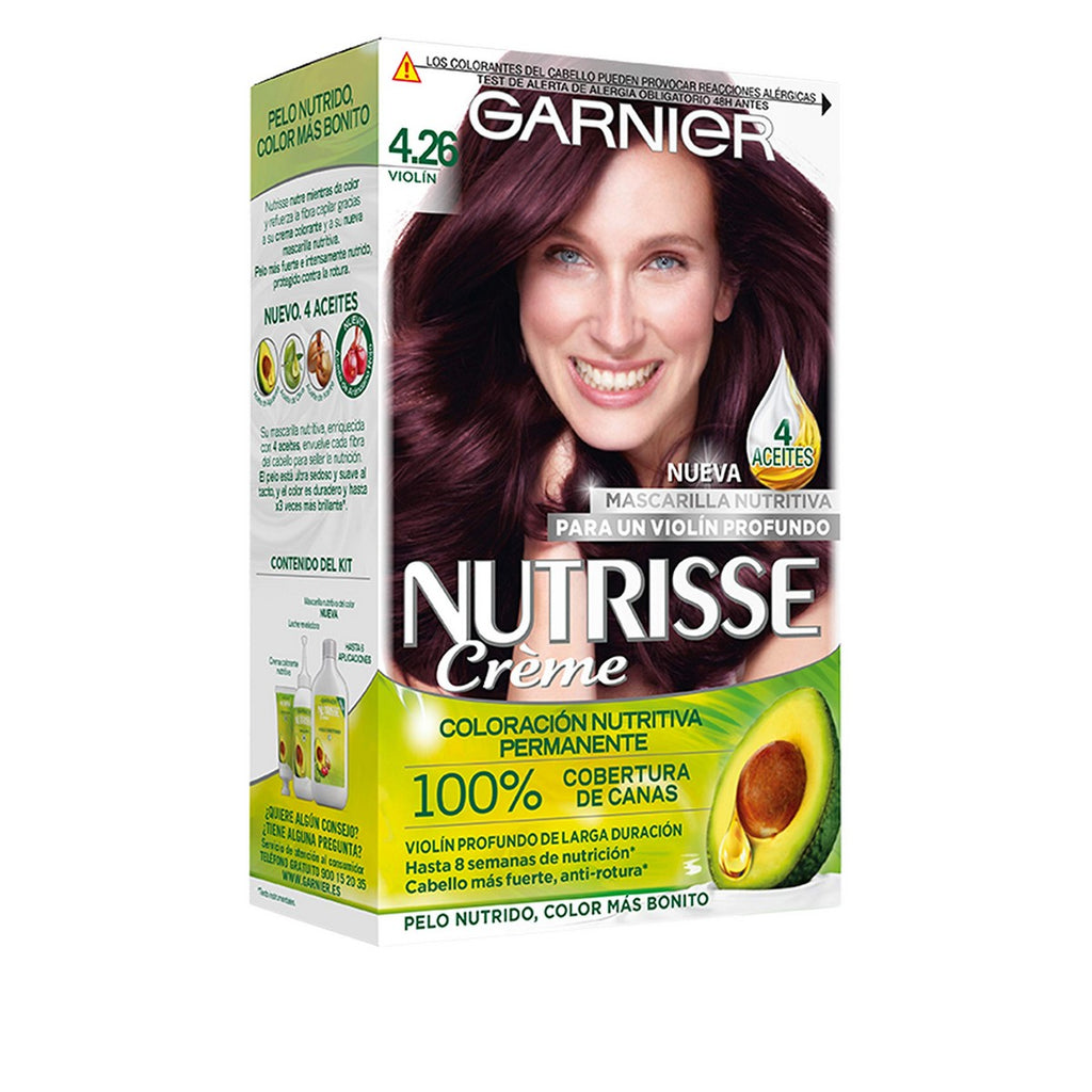 Dauerfärbung garnier nutrisse cassis nº 4,26 - schönheit