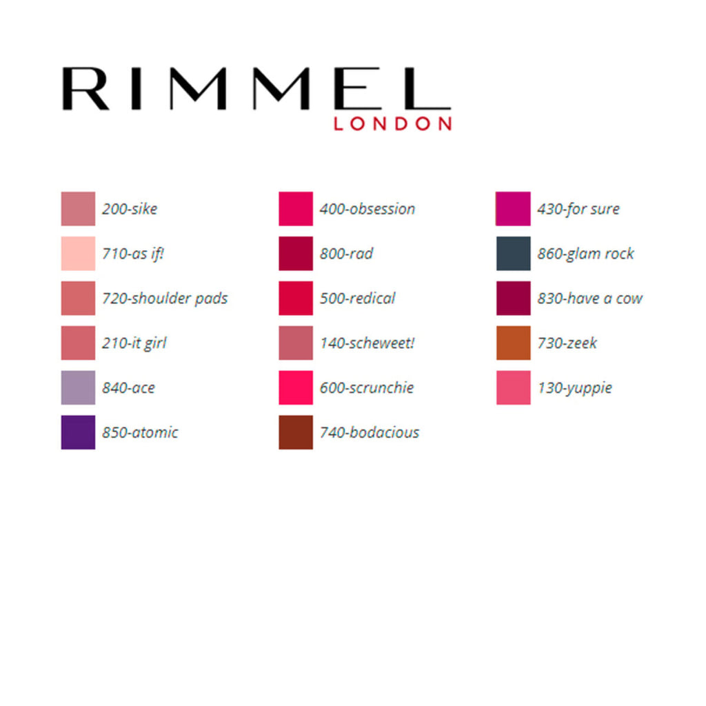 Lippenstift rimmel london (5,5 ml) - schönheit make-up