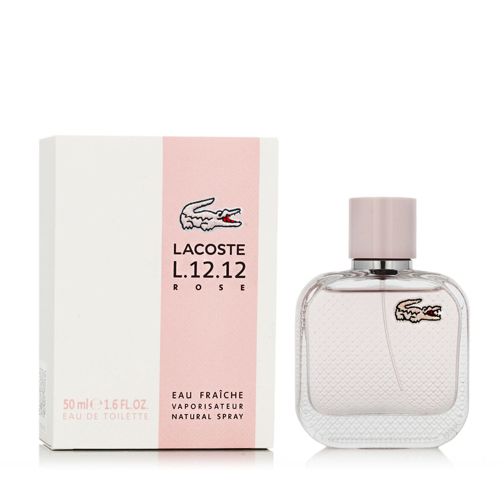 Damenparfüm lacoste edt l.12.12 rose 50 ml - schönheit