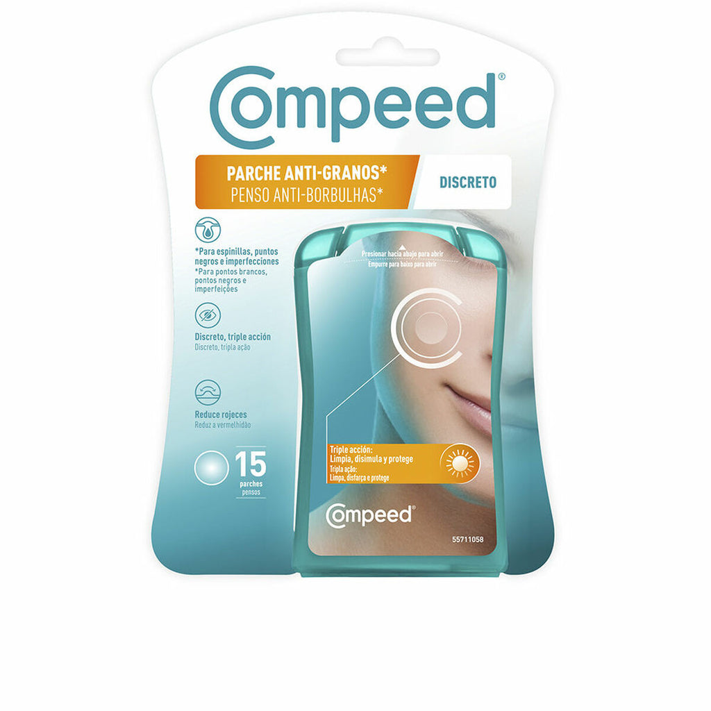 Gesichtsreiniger compeed discreto patch (15 stück)